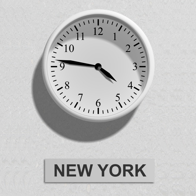 1 1 wall clock 13 new york